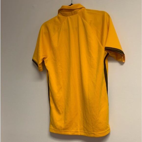 Under Armour Men’s SMALL UA Rival Polo Shirt, Yellow / Black - Picture 4 of 7